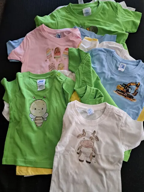 Kleinkind Tshirt mit Bügelbild