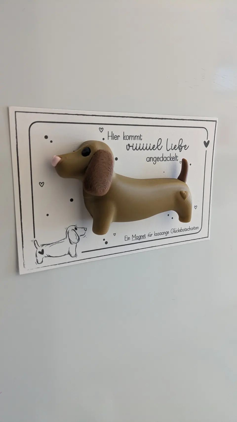 Dackel Magnet – By Jana Kalbau