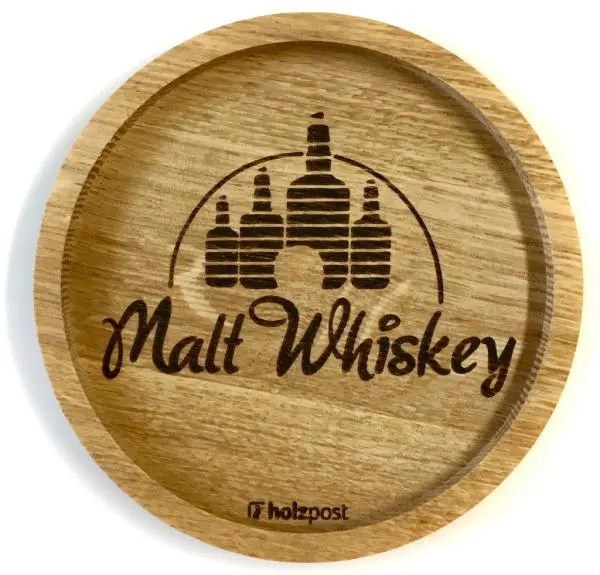 Untersetzer "Malt Whiskey" – Saidas Glückswerkstatt, Saida Schönwald
