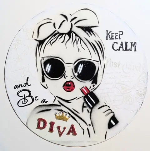 Schallplatte "Keep Calm and be a Diva"