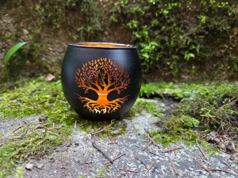 Teelichtglas
