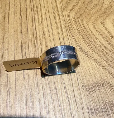 925er Silber Ring mit Muster gr. 20