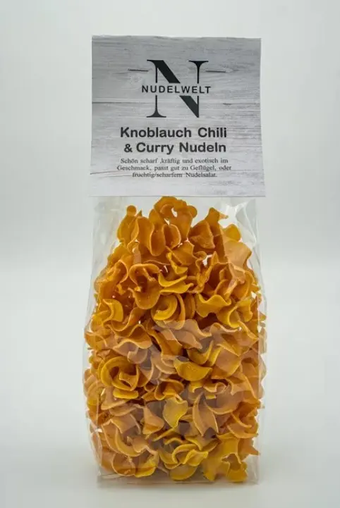 Knoblauch-Chili & Curry Nudeln – Saidas Glückswerkstatt, Saida Schönwald