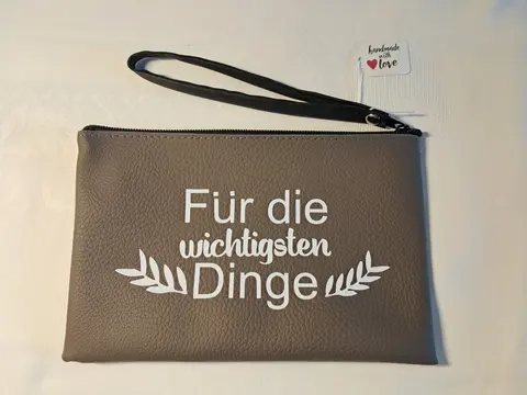 Handgemachte Handgelenktasche - Für die wichtigsten Dinge