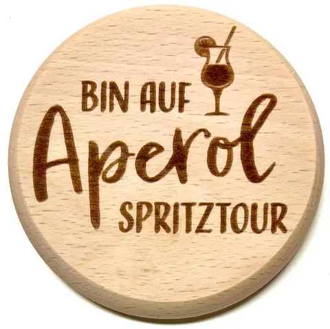 Glasdeckel"Aperol"